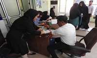 غربالگری سلامت کارکنان بهزیستی شهرستان میناب